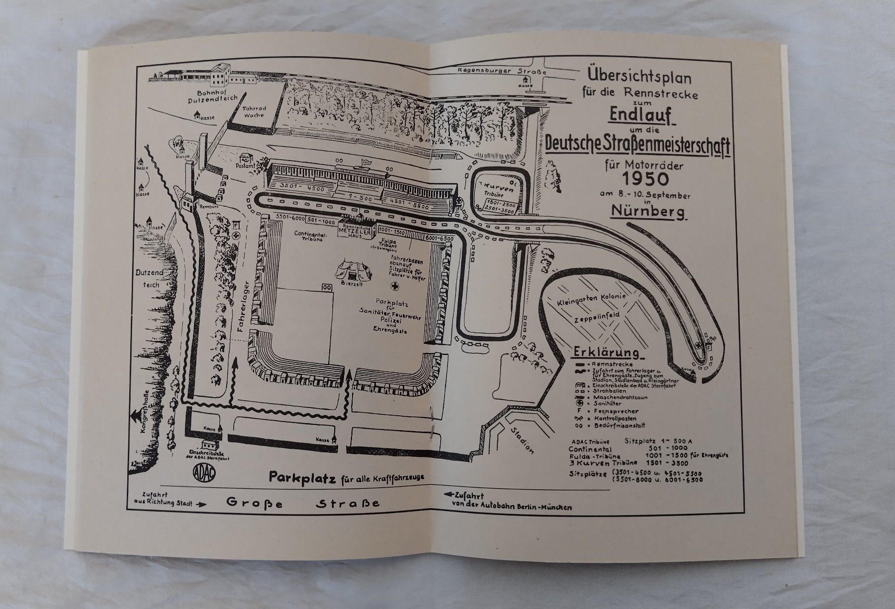 Libri: Motorradrennen 1950 Nürnberg, Programmheft (Reprint) – Nuovo (secondo la descrizione) da Bellach venduto da JingleJerry 6