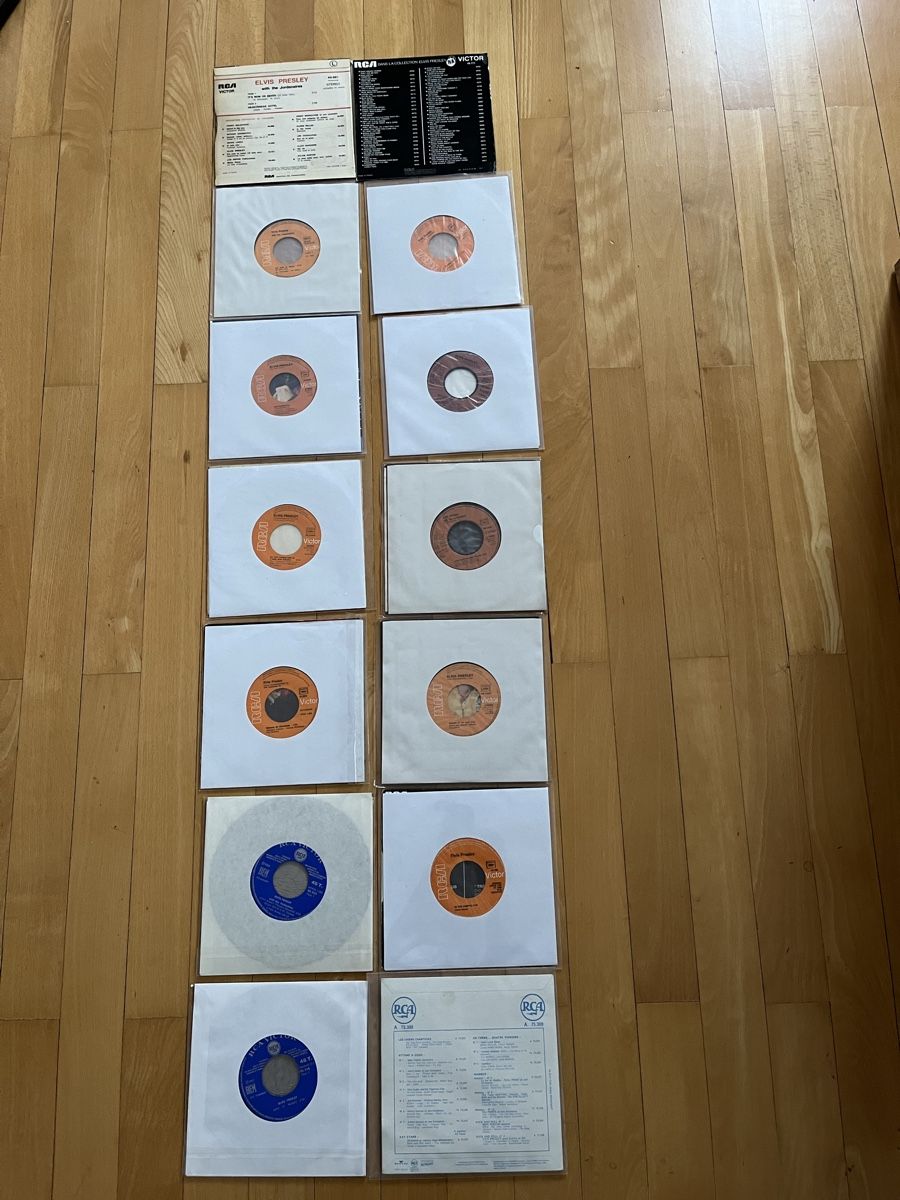 Schallplatten: Elvis Presley Singles Schallplatten Sammlung – Gebraucht aus Münchenstein von mbc_sbc8 1