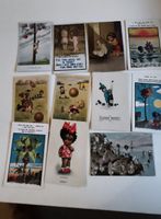 11 anciennes cartes postales enfants