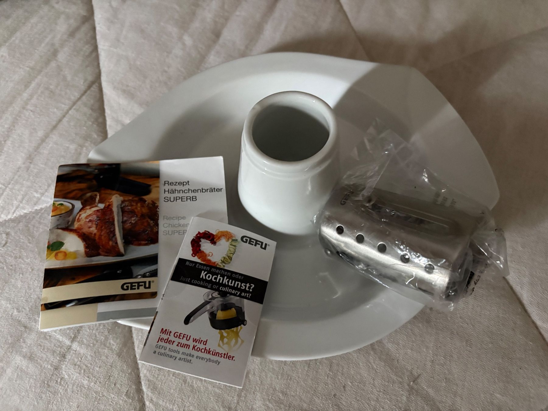 Küchengeräte: Grill- Pouletbräter SUPERB von GEFU – Neu und originalverpackt aus Genève von sunandwind 2