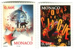 Briefmarken "Zirkus". Monaco