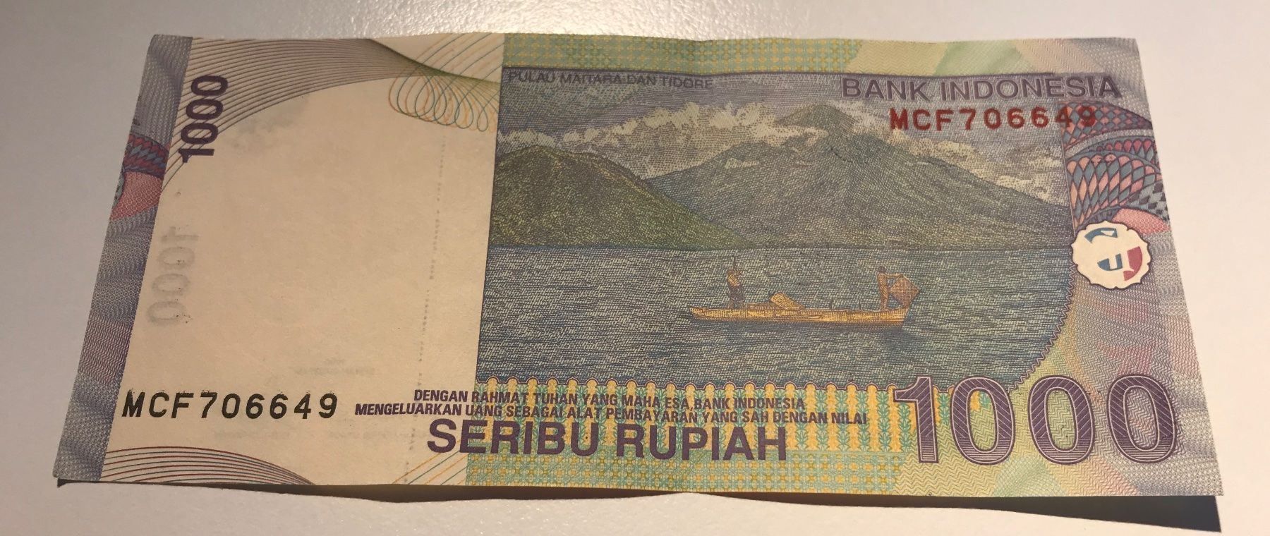 Banconote: Indonesien 1000 Rupiah 2000 – Usato da Algetshausen venduto da Carrhard 1