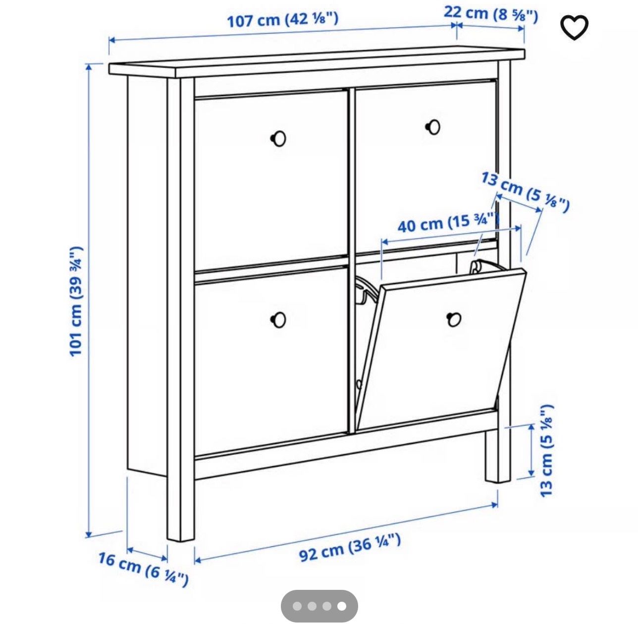 Ikea Armadi: Meuble à chaussures – Usato da Belfaux venduto da Vcambarence 2