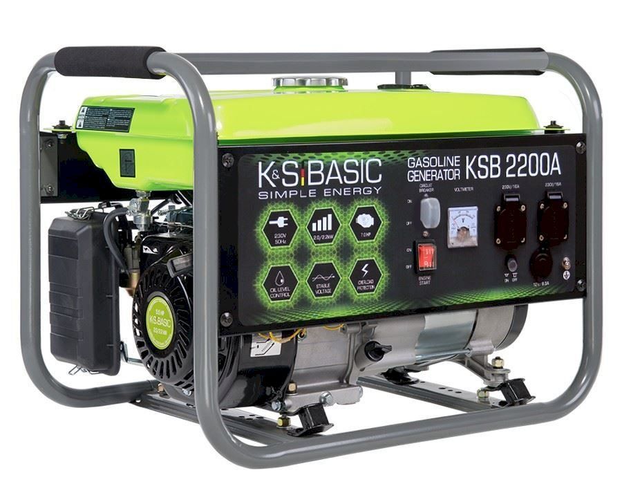 Generatori di corrente: K&S KSB 2200A Benzin-Generator 2.2kW – Nuovo e nell'imballaggio originale da Bottighofen venduto da zaap