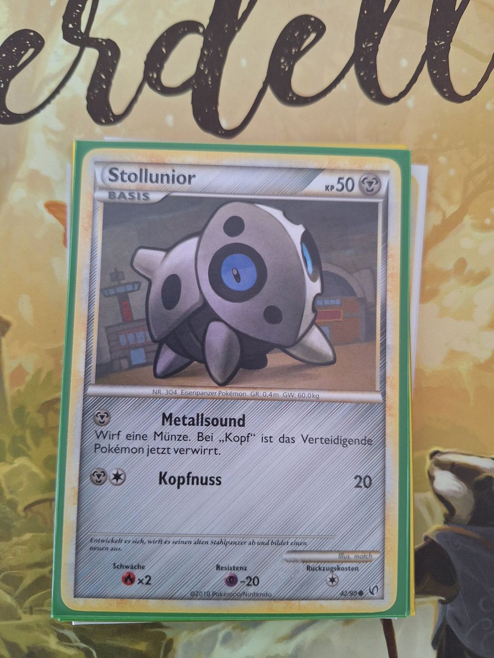 Pokémon Carte collezionabili: Stollunior - Heartgold Soulsilver – Usato da Altstätten SG venduto da GGsGameshop