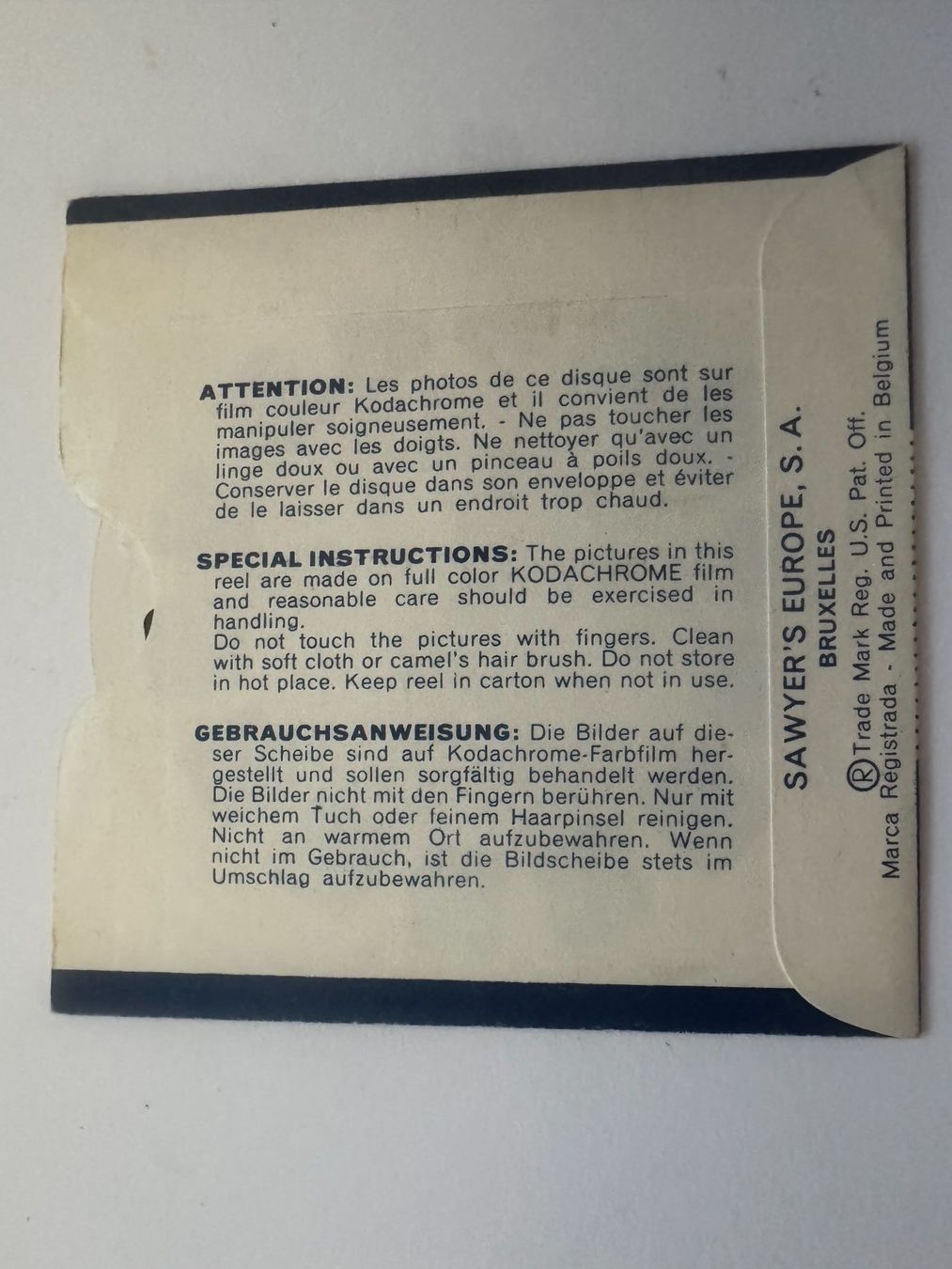View-master Spielzeuge: View-Master 3D: Nr. 2006 HORTICULTURAL EXHIBITION ZH 1959 – Gebraucht aus Tegerfelden von siebenmacky 1