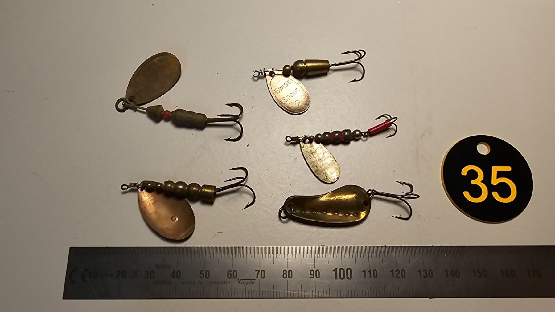 Esche: Spinner Löffeli 5er Set alte seltene Modelle – Usato da Abtwil SG venduto da Fischerei_Artikel 1