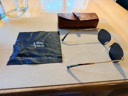 Sonnenbrille Etnia Barcelona Modell gold neuwertig