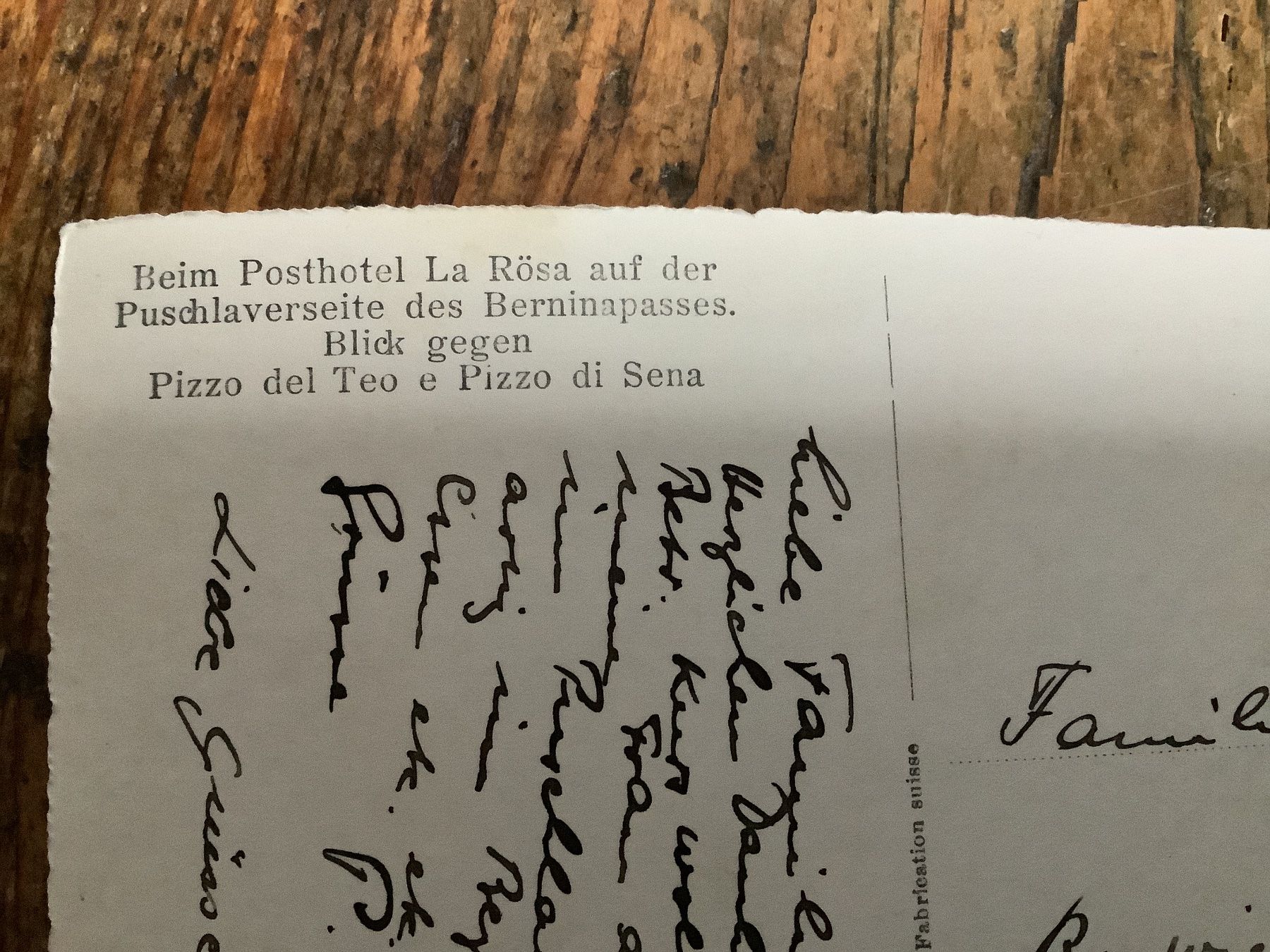 Cartoline postali: Alte Postkarte Berninapass Puschlav 1947 – Usato da Flaach venduto da Monisoldshop 1