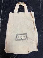 Gucci Stofftasche / Einkaufstasche – Beige mit Logo