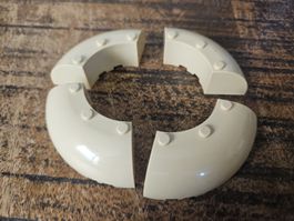 lego 87559 lot de 4 pièces Tan Brick, Round Corner 6 x 6 x 2