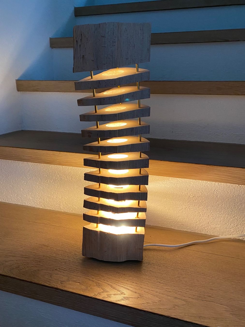 Lampen: Wunderschöne selbstgemachte Lampe – Neu (gemäss Beschreibung) aus Oberembrach von Resali15