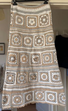 JUPE GRANNY STYLE HANDMADE! M PIÈCE UNIQUE!