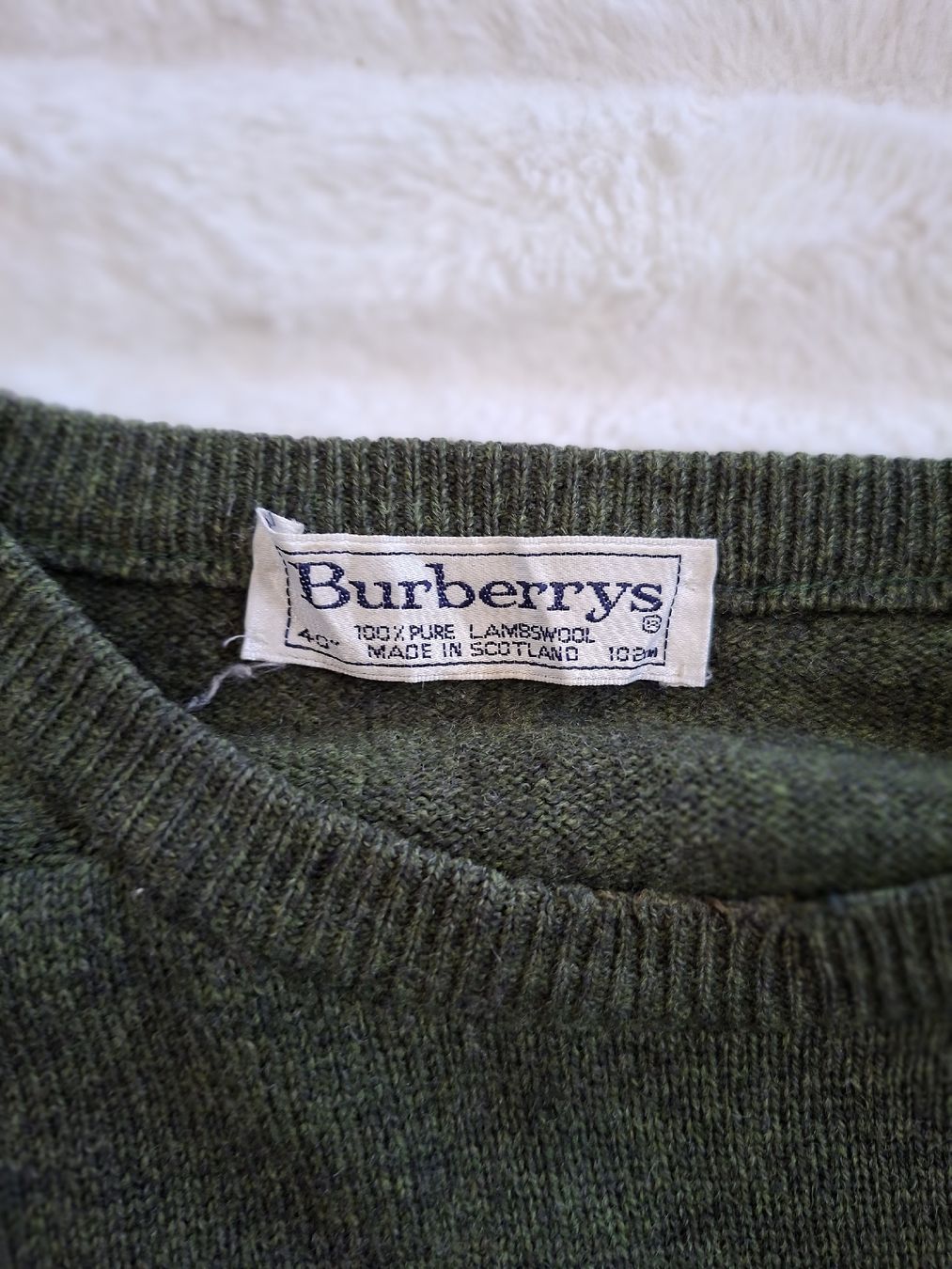 Burberry Maglioni & Felpe: Pull Burberrys Homme Laine Verte, – Usato da Renens VD venduto da ser_j2fn 2
