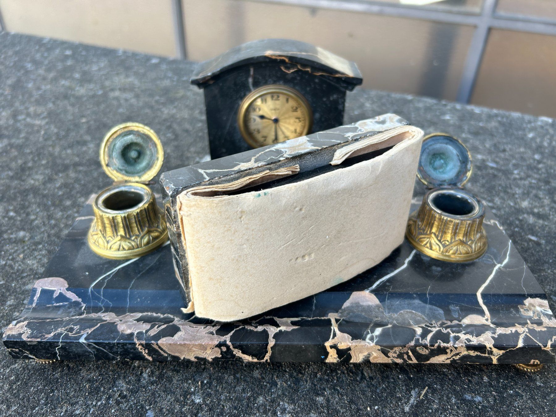 Sonstige Antiquitäten & Kunst: Antico calamaio in marmo – Gebraucht aus Camorino von c_raf 1