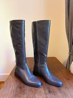 Lederstiefel (Boots) kniehoch braun walnut