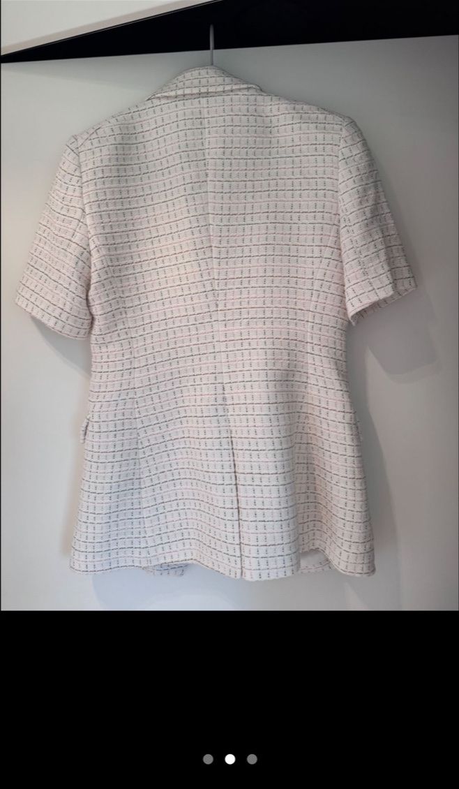 Jacken: VERONICA BEARD Jenny White Multi Short Sleeve Jacket Gr S – Neu (gemäss Beschreibung) aus Ebmatingen von dartim 5