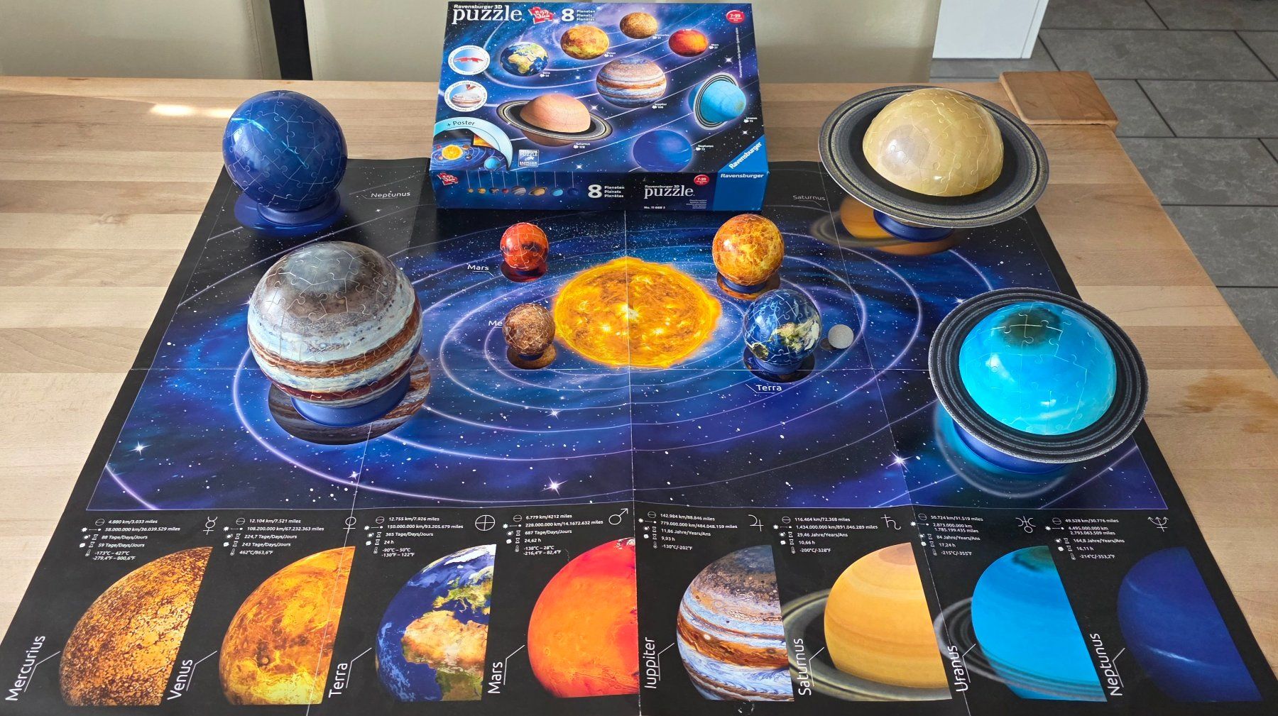Ravensburger Puzzles: Ravensburger 3D Puzzle Sonnensystem – Neu (gemäss Beschreibung) aus Mümliswil von muzimo