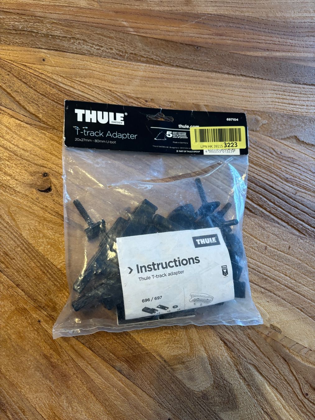 Thule Portapacchi: Thule T-Track Adapter | Neu – Usato da Einigen venduto da peaksnapper 2