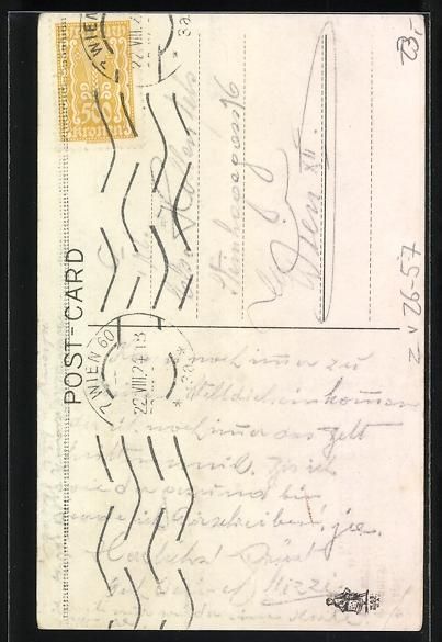 Cartoline postali: Mela Köhler: Mädchen mit Osterlamm Spi – Usato da Berlin venduto da bartko-reher 1