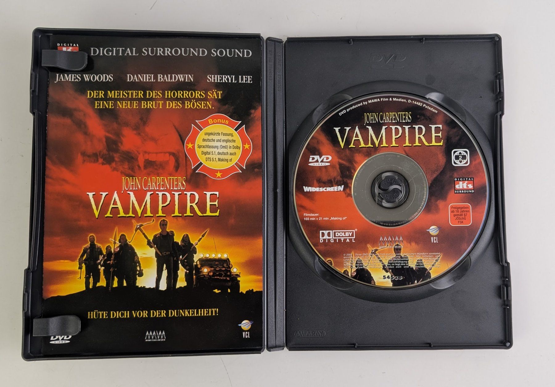 Tutti i DVDs: Vampire DVD - John Carpenter's - Horror Klassiker Top! – Usato da Zürich venduto da axolottchen 3