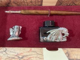 Kalligraphie Set mit Federhalter und Tinte