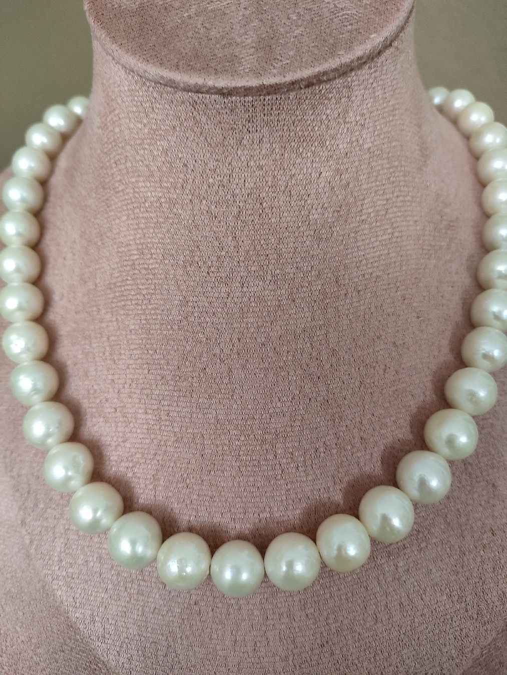 Catenine: Süsswasserperlen Kette 9-11 mm – Nuovo e nell'imballaggio originale da Bern venduto da Lidia.5 1