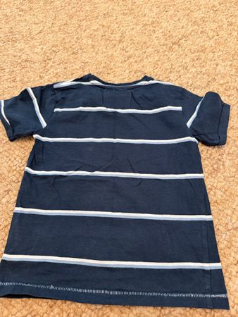 Basefield Jungen T-Shirt gestreift, Gr. 104/110 – Top Zustan