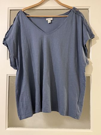 T-Shirt von Bonprix, blau, Grösse 52/54