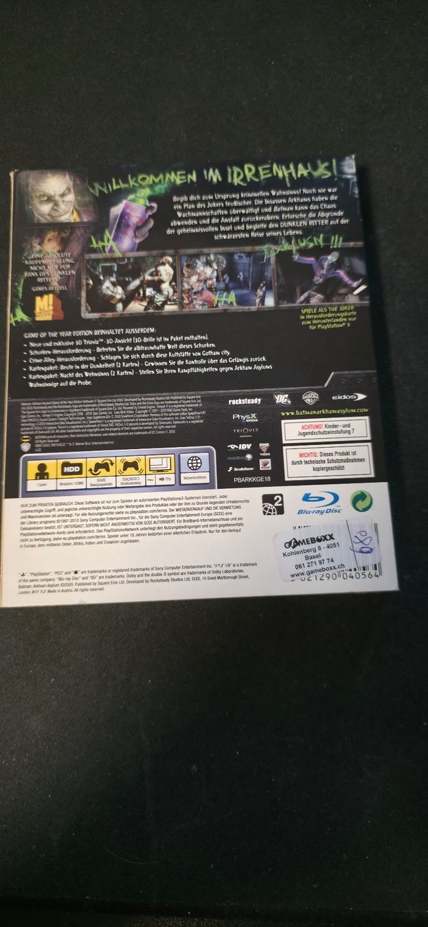 Spiele: Batman Arkham Asylum GOTY PS3 – Gebraucht aus Meilen von MR_Buisness 2