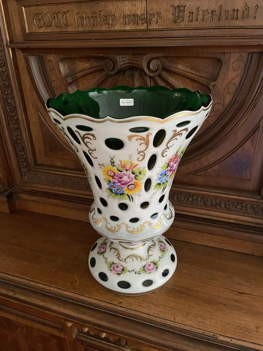 Vasi & Recipienti: Schöne grosse Vase Bohemia  – Usato da Flawil venduto da Naphtali
