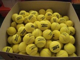 200 gebrauchte Tennisbälle
