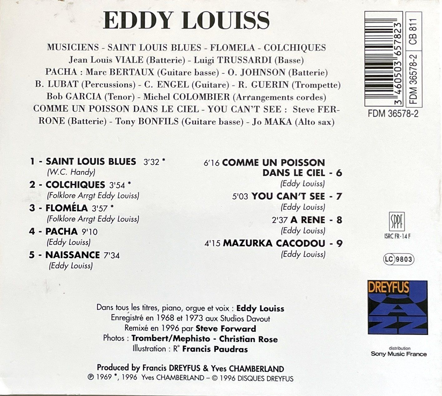 CDs: Eddy Louiss CD Digipack - Flomela – Gebraucht aus Savagnier von Ne2065 1
