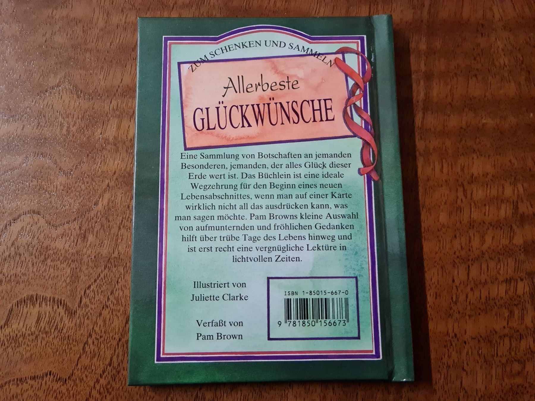 Bücher: Allerbeste Glückwünsche – Gebraucht aus Erstfeld von Uhu1980 1