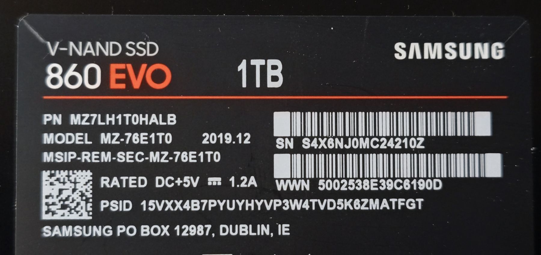 Samsung Harddisks: Samsung 860 EVO SSD | 1TB | Gaming | Solid State Drive – Gebraucht aus Ennetmoos von Faders 2