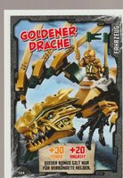 TCG NINJAGO TRADING CARD SERIE 1 # 144 GOLDENER DRACHE