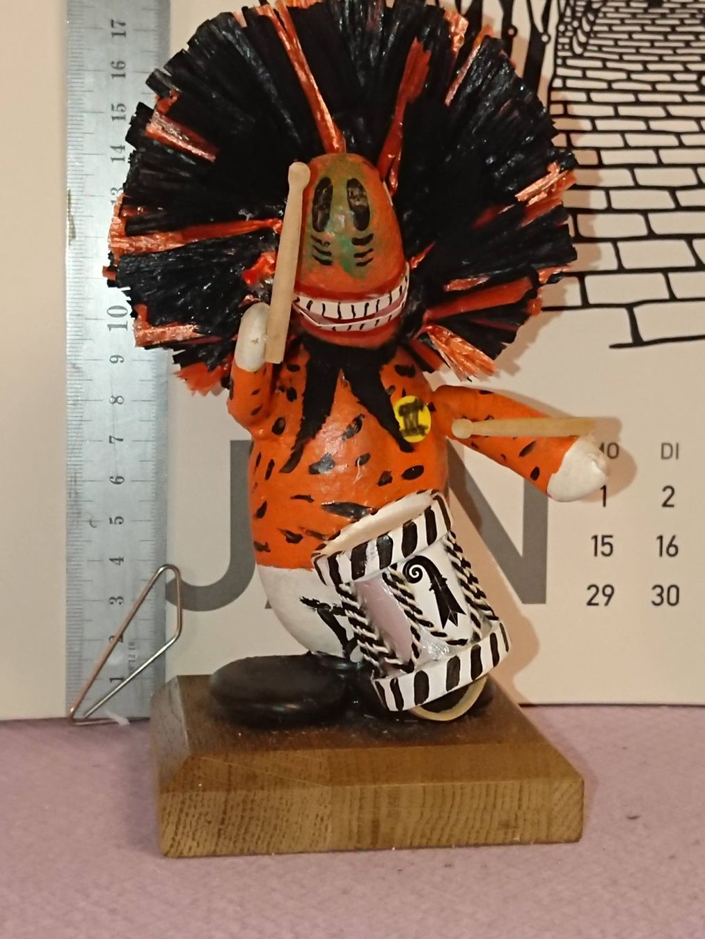 Statuette: Fasnachts Figur Steinwaggis- mit Trommel – Nuovo (secondo la descrizione) da basel venduto da markusb07