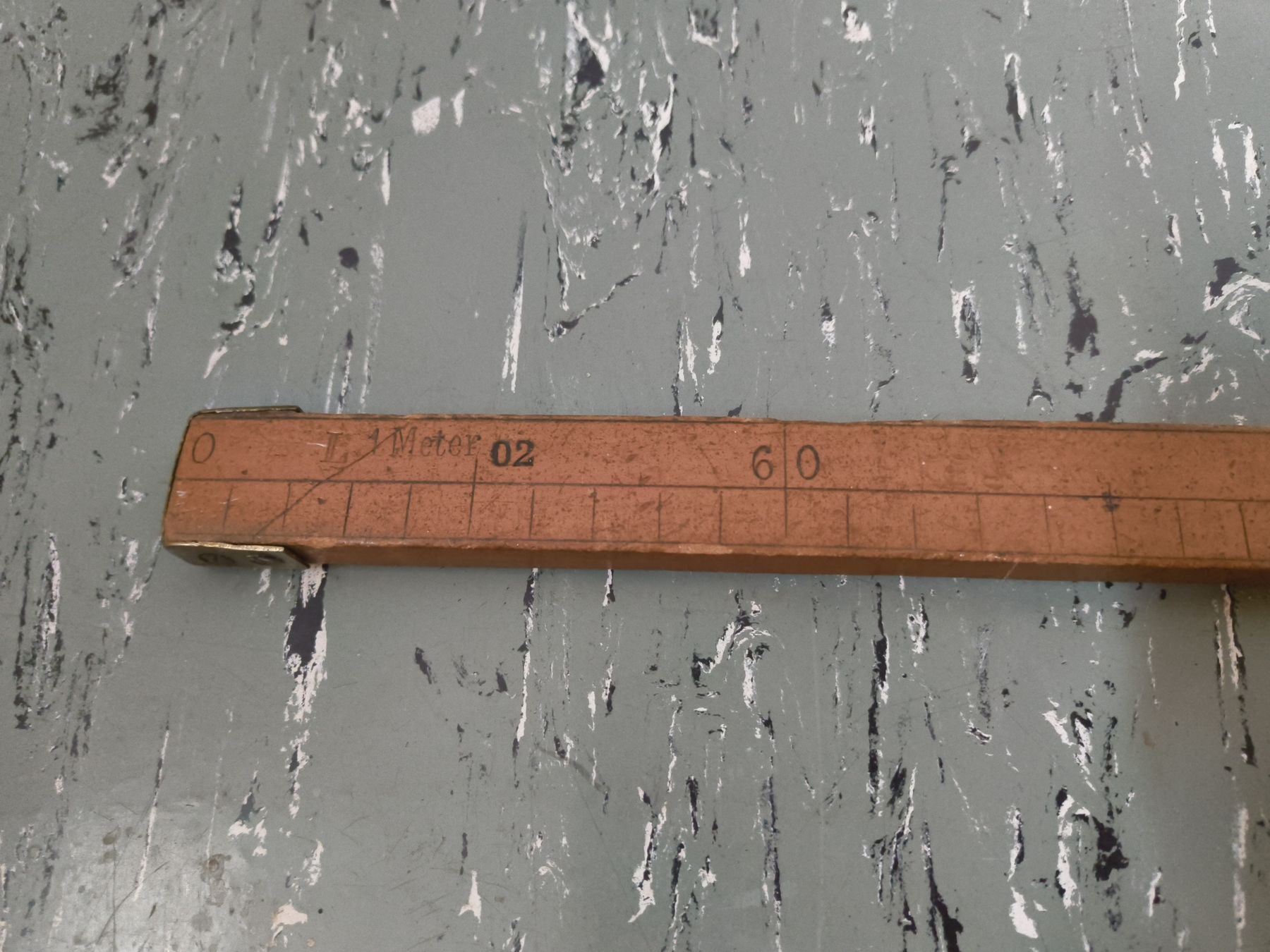 Tutti gli attrezzi: Antiker Holzmeter 50cm x2 Seiten mit Eichstempel – Usato da stettlen venduto da VintageBern_ch 2