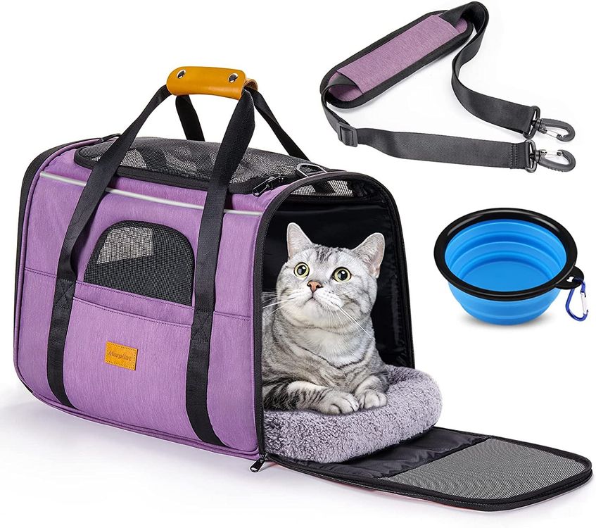 Faltbare Katzen und Hundetragetasche, Transportbox Katze