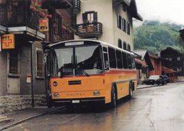 Postauto Voiture postale Auto Postale PTT Foto Saurer