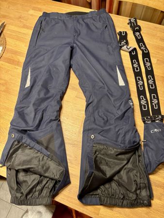 CMP Kinder Skihose dunkelblau mit Trägern Gr.164