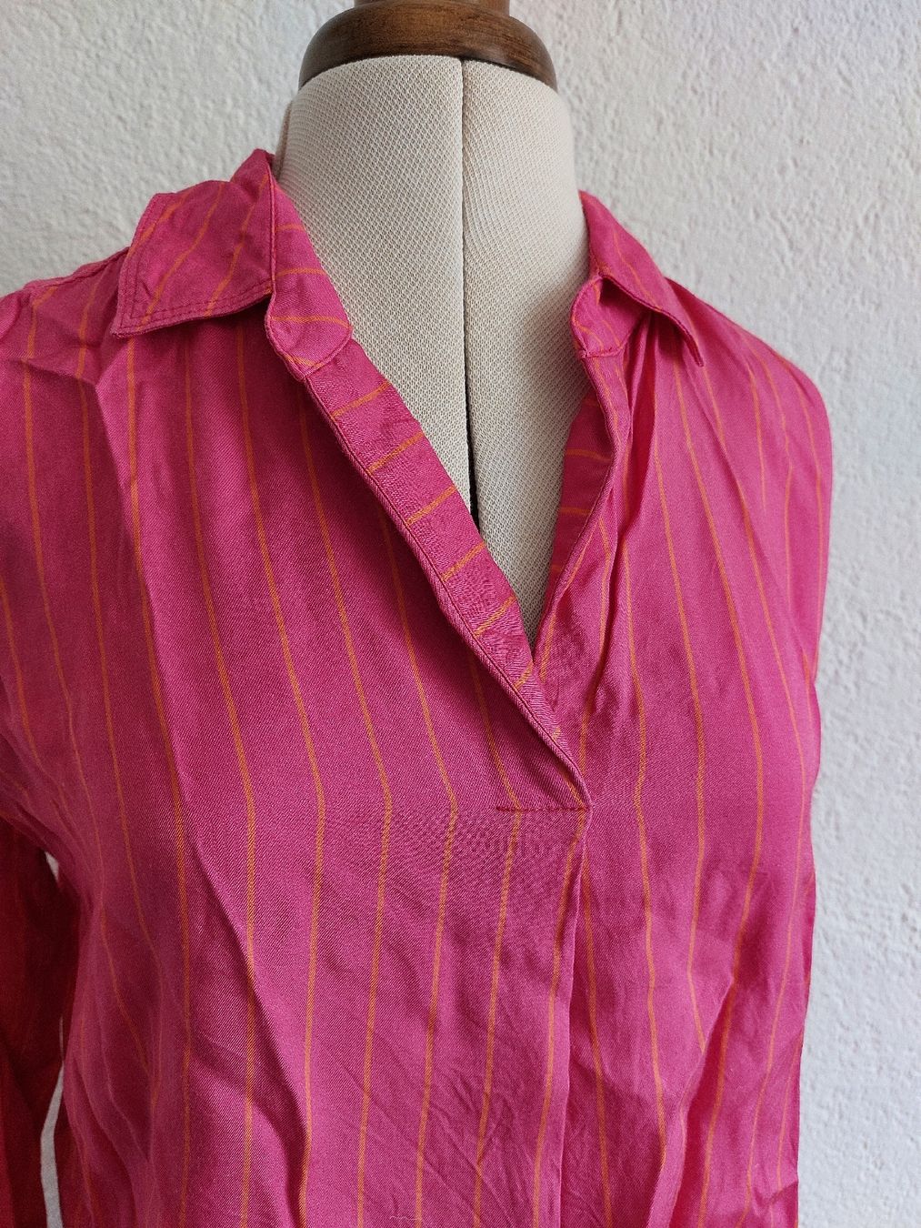 Camicette: Eve in Paradise Bluse Gr.S, Pink gestreift – Usato da Horgen venduto da prinza 2