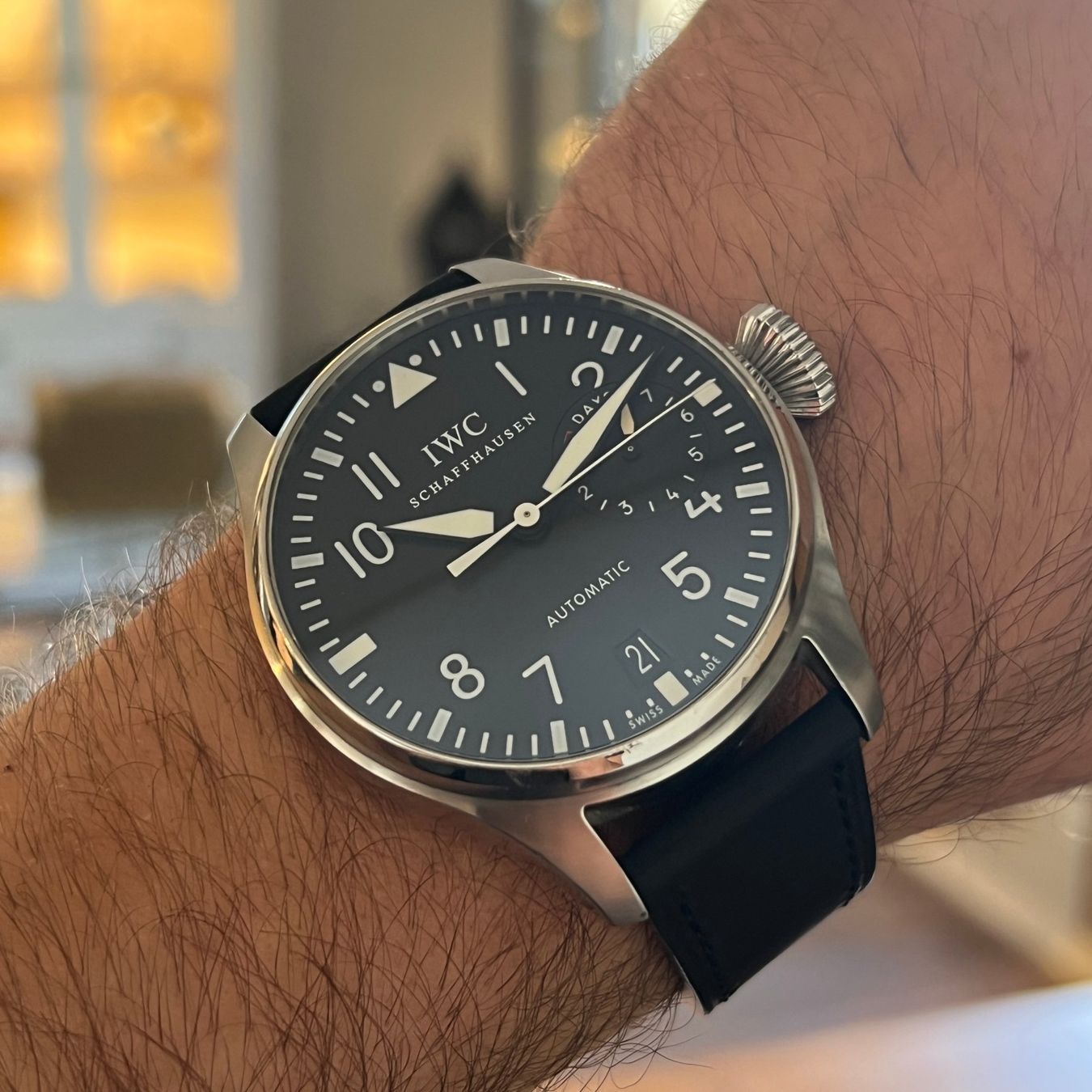 IWC Montres: IWC Big Pilot Automatic Power Reserve IW500401 – D'occasion à Carouge GE par Watchaser 3