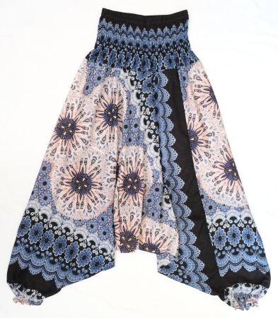 Luftige Pumphose Sarouelhose Aladinhose Haremshose Viskose