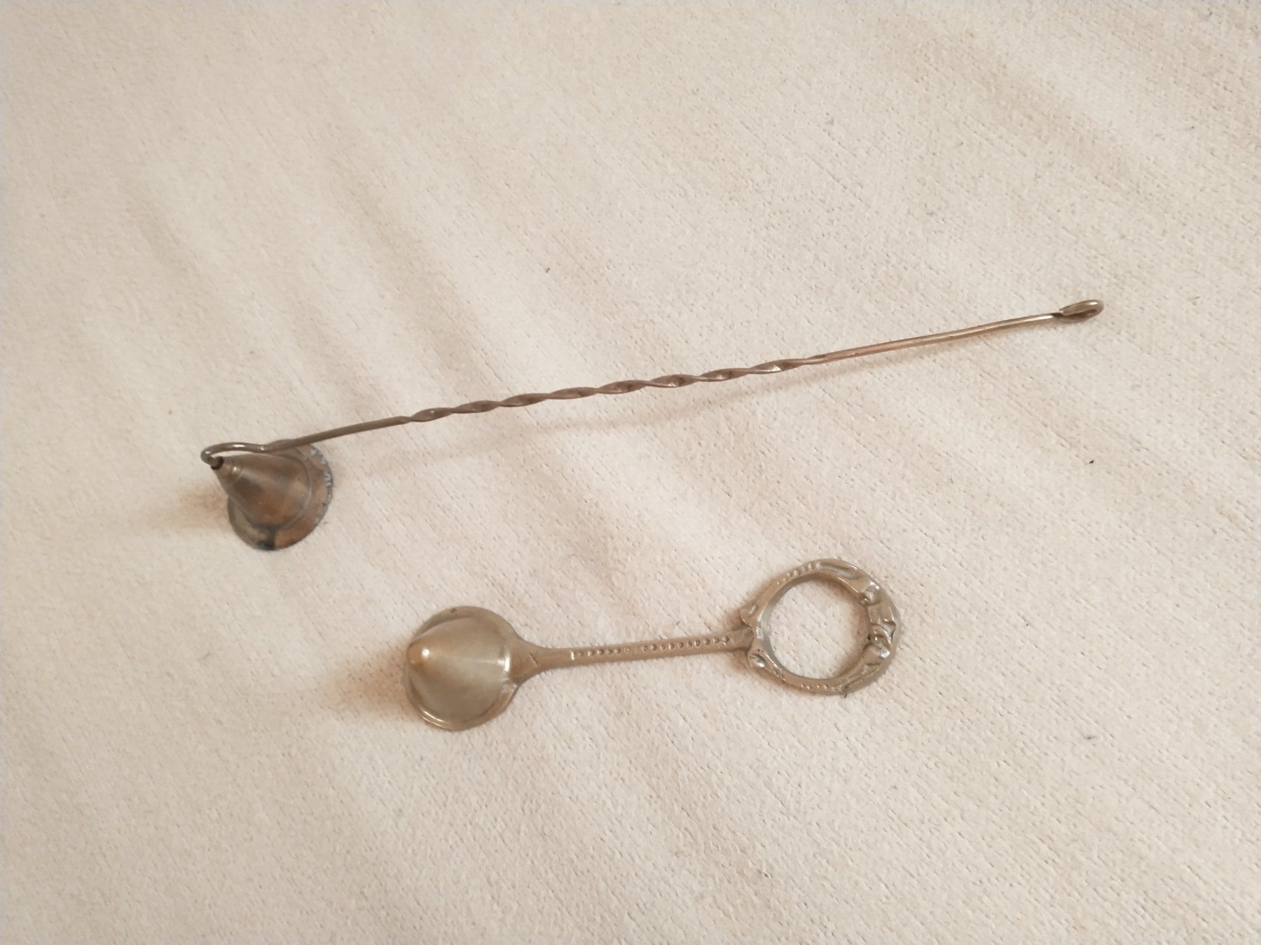 Portacandele: Kerzenlöscher Set, Vintage Messing – Usato da Löhningen venduto da Chimae67 5