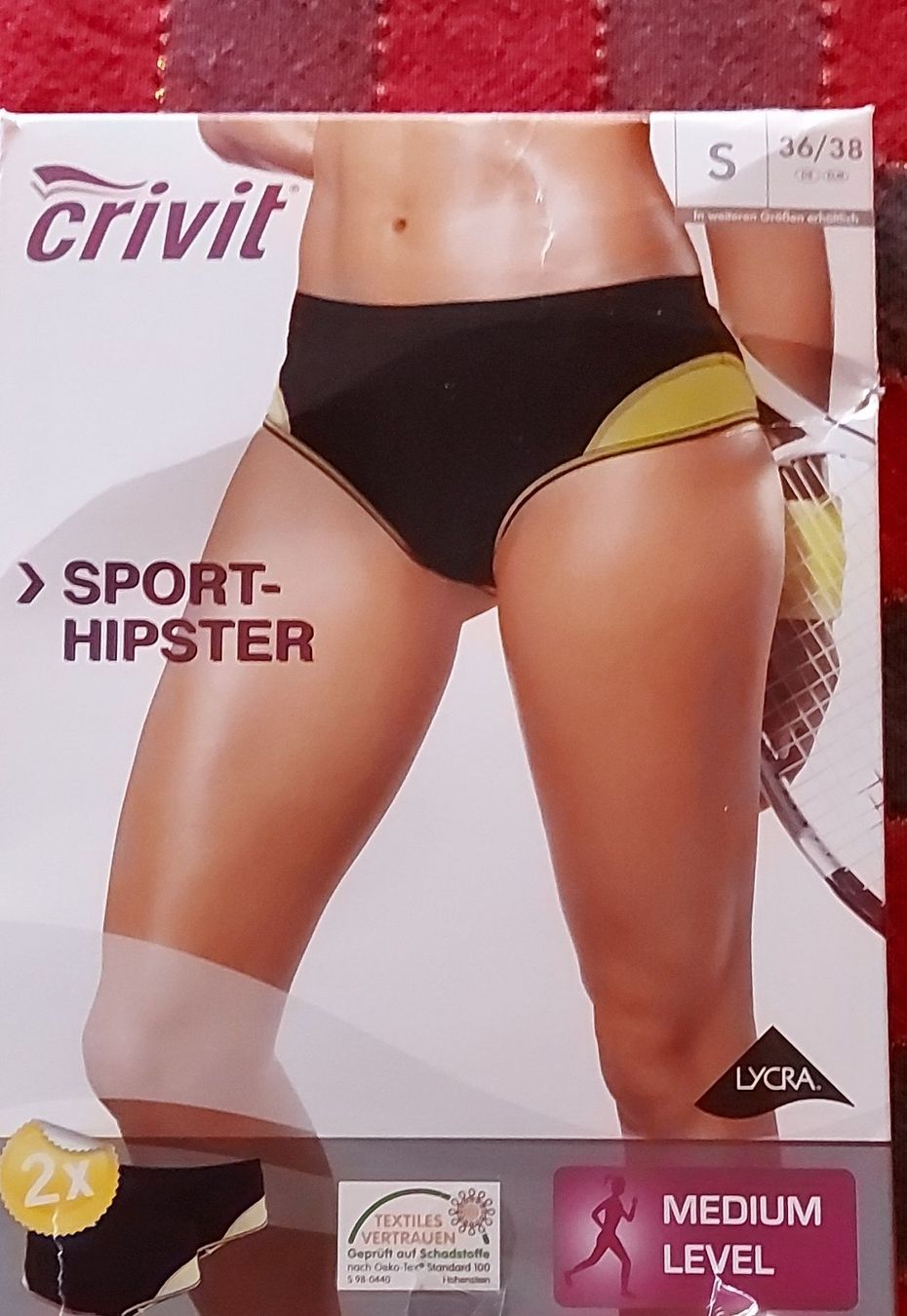 Altra biancheria intima: Shorty Sport Crivit, taille S, neuf – Nuovo e nell'imballaggio originale da VUADENS venduto da momy