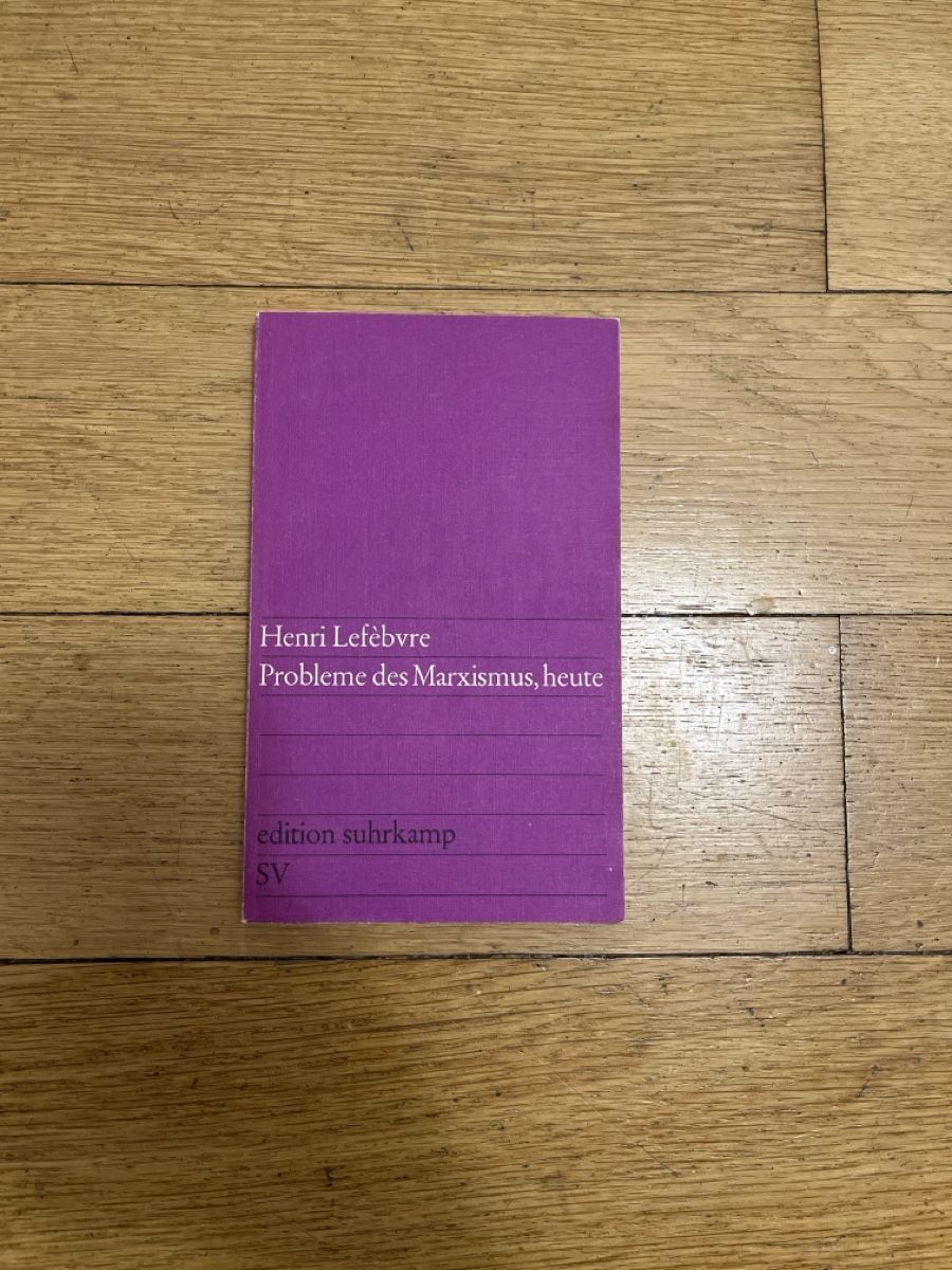 Libri: Henri Lefébvre: Probleme des Marxismus, heute – Usato da Basel venduto da Buechermensch
