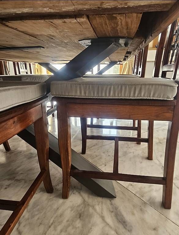 Tischset: Esstisch mit Stühlen " Einzelstück " – Gebraucht aus Speicher von cra_2t7m 3