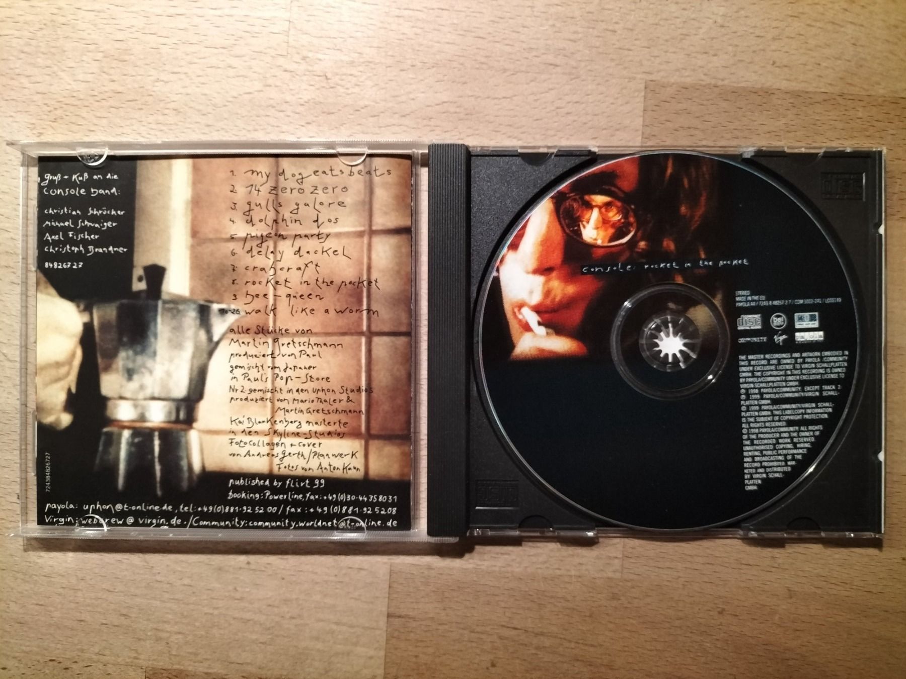 CD: Console – Rocket In The Pocket – Usato da Biel / Bienne venduto da Music74 1