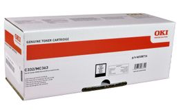 OKI C332, Oki C332DN, Oki MC363DN black Toner, 46508716